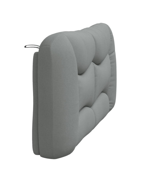 Cuscino Testiera Grigio Chiaro 152 cm in Tessuto