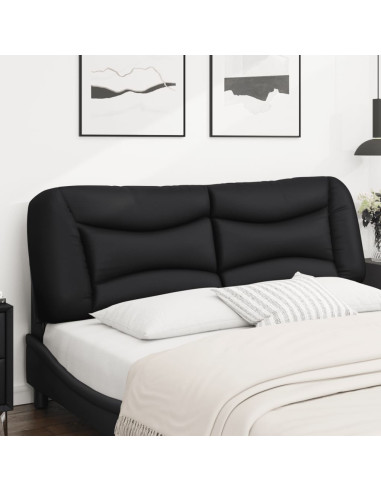 Cuscino Testiera Nero 152 cm in Similpelle