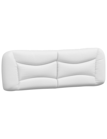 Cuscino Testiera Bianco 152 cm in Similpelle