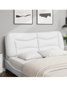 Cuscino Testiera Bianco 152 cm in Similpelle 2