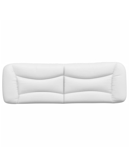 Cuscino Testiera Bianco 152 cm in Similpelle