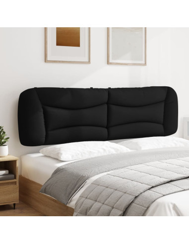 Cuscino Testiera Nero 193 cm in Similpelle
