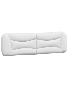 Cuscino Testiera Bianco 193 cm in Similpelle