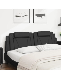 Cuscino Testiera Nero 183 cm in Similpelle 2