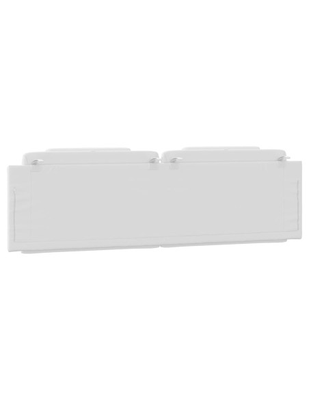 Cuscino Testiera Bianco 183 cm in Similpelle