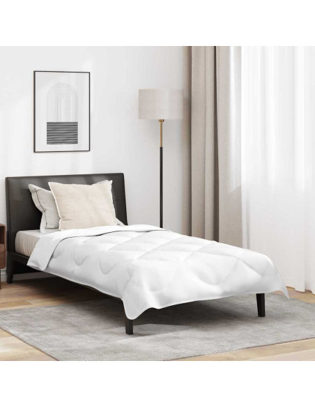 Set Coperta Invernale 2 pcs Bianco 140 x 220 cm Microfibra