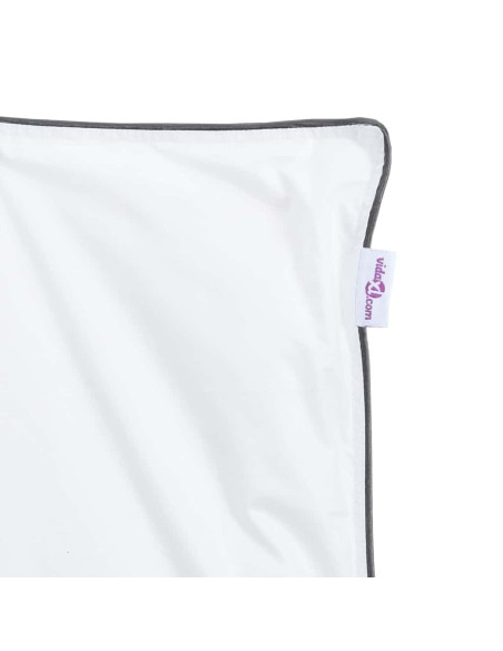 Duvet Invernale con cuscino 3 pcs Bianco Piuma d'anatra