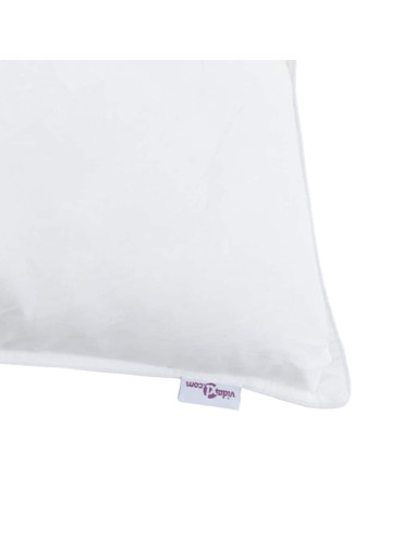 Duvet Invernale con cuscino 3 pcs Bianco Piuma d'anatra