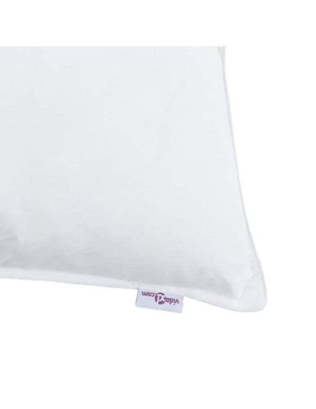 Duvet Invernale con cuscino 3 pcs Bianco Piuma d'anatra