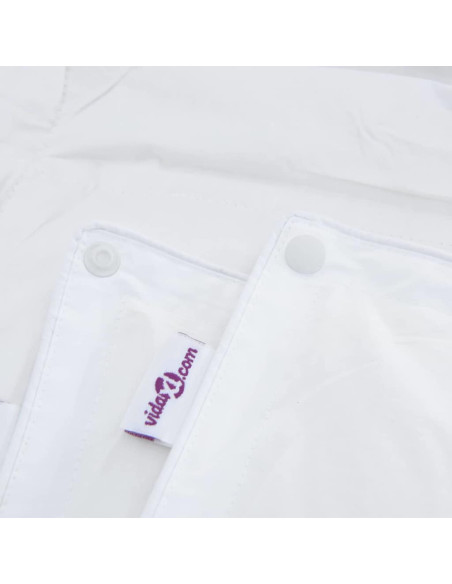 Set di Piumoni con cuscino 3 pcs Bianco Piuma d'anatra