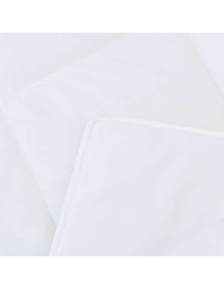 Piumone con cuscino 3 pcs Bianco Microfibra