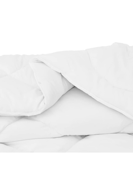 Set di piumini con cuscino 3 pcs Bianco 240 x 260 cm Microfibra