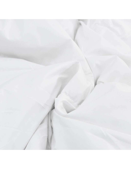 Set di piumini con cuscino 3 pcs Bianco 240 x 200 cm Microfibra