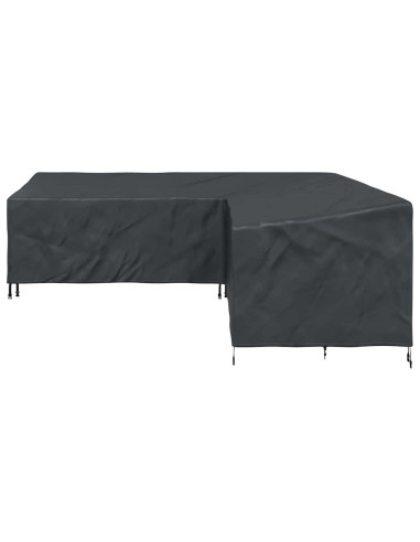 Copertura per mobili Nero 255 x 255 x 80 cm Tessuto Oxford 600D