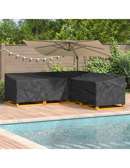 Copertura per mobili Nero 255 x 255 x 80 cm Tessuto Oxford 210D