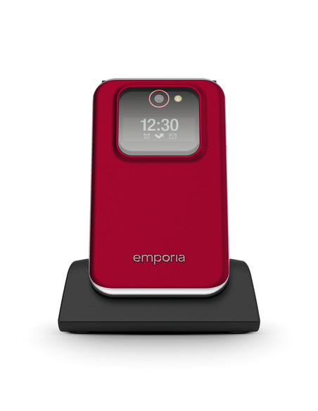 Emporia emporiaJOY-LTE 7,11 cm (2.8") 115 g Rosso Telefono per anziani