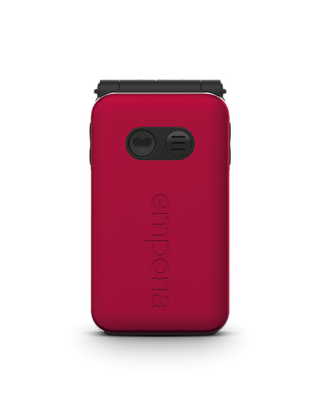 Emporia emporiaJOY-LTE 7,11 cm (2.8") 115 g Rosso Telefono per anziani