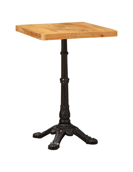 Tavolo bistrot Marrone 50 x 50 x 76 cm legno massello di mango