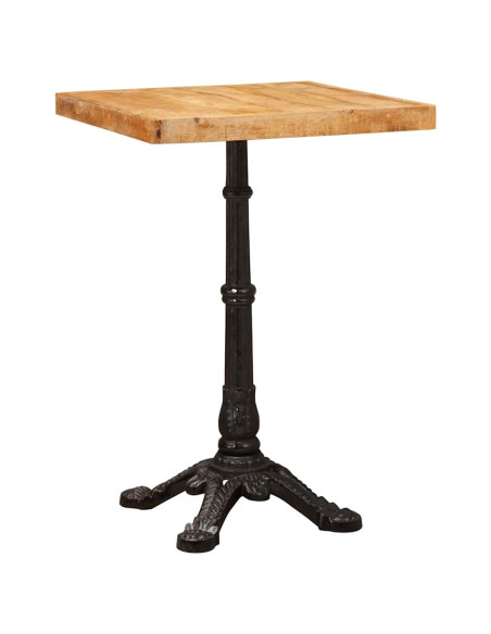 Tavolo bistrot Marrone 50 x 50 x 76 cm legno massello di mango