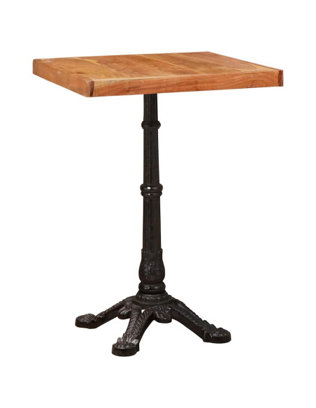 Tavolo bistrot Marrone 50 x 50 x 76 cm legno massello di acacia