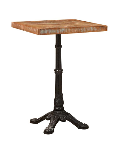 Tavolo da bistrot Marrone Legno Recuperato Massello