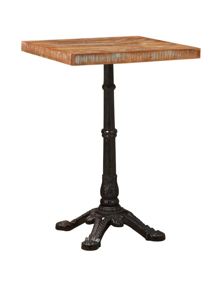 Tavolo bistrot Marrone legno massello di riciclo