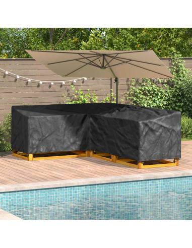 Copertura per mobili Nero 250 x 180 x 80 cm Tessuto Oxford 210D