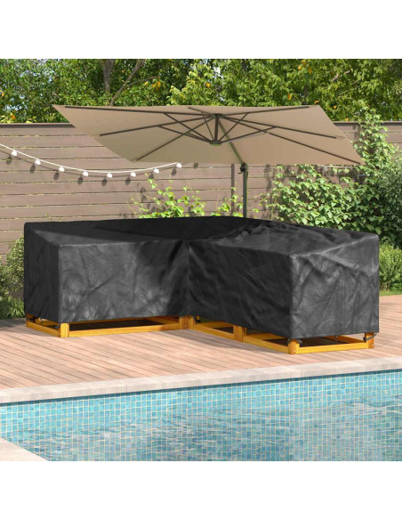 Copertura per mobili Nero 260 x 210 x 80 cm Tessuto Oxford 600D