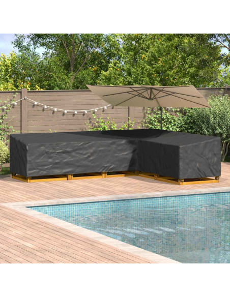 Copertura per mobili Nero 330 x 255 x 80 cm Tessuto Oxford 210D