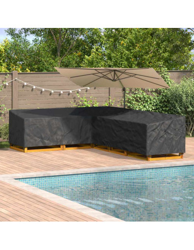 Copertura per mobili Nero 330 x 255 x 80 cm Tessuto Oxford 600D