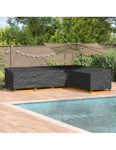 Copertura per mobili Nero 355 x 275 x 80 cm Tessuto Oxford 600D