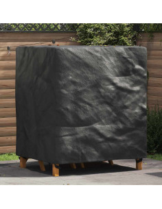 Copertura per mobili Tinta unita Nero 116 x 100 x 120 cm 420D 2