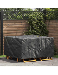 Copertura per mobili Tinta unita Nero 150 x 150 x 75 cm 420D 2