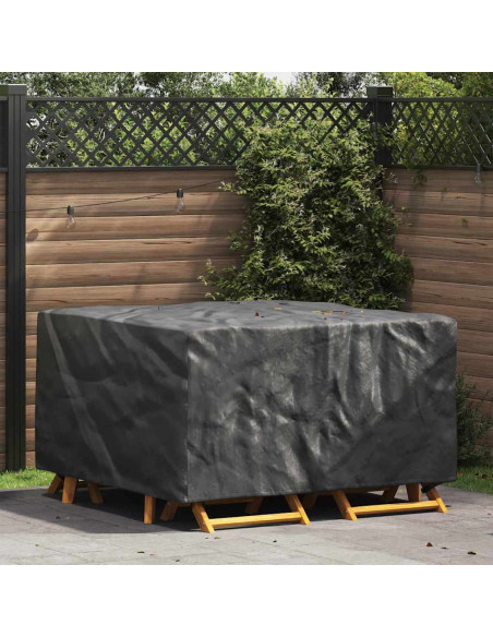 Copertura per mobili da esterno Nero 150 x 150 x 75 cm 420D