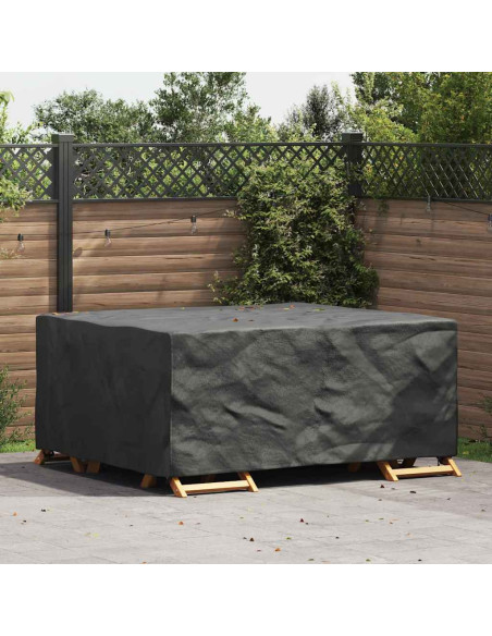 Copertura per mobili da esterno Nero 200 x 165 x 80 cm 600D