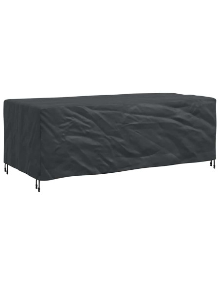 Copertura per mobili da esterno Nero 220 x 110 x 70 cm 600D
