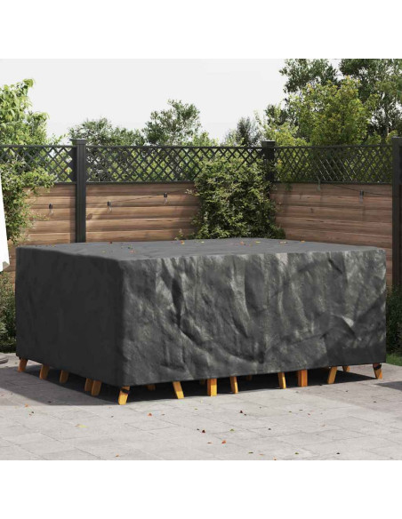 Copertura per mobili da esterno Nero 220 x 190 x 85 cm 420D