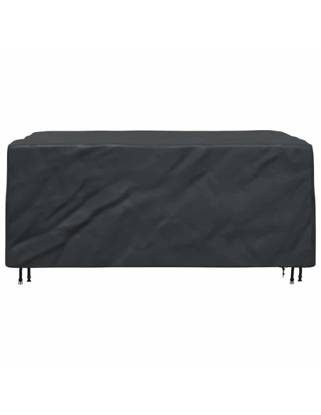 Copertura per mobili da esterno Nero 220 x 150 x 85 cm 210D