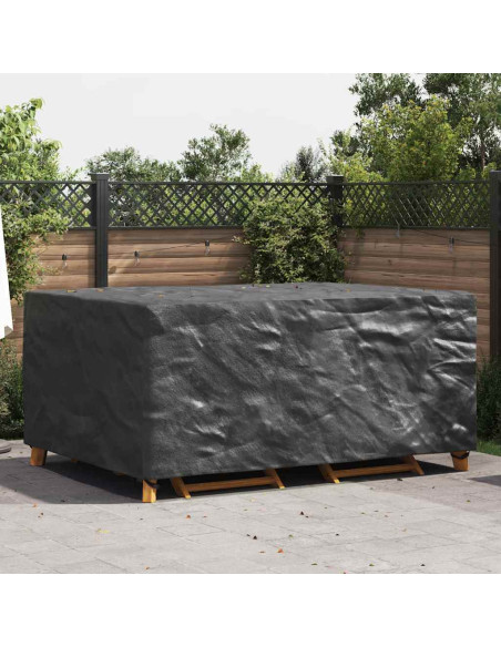 Copertura per mobili da esterno Nero 240 x 180 x 100 cm 600D