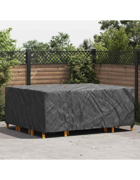 Copertura per mobili da esterno Nero 250 x 210 x 70 cm 210D