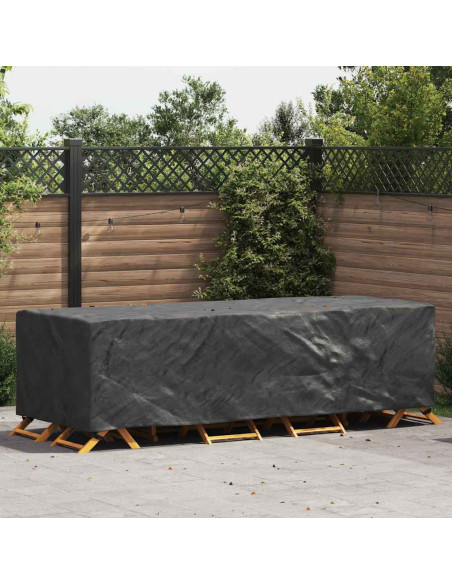 Copertura per mobili da esterno Nero 270 x 110 x 70 cm 420D