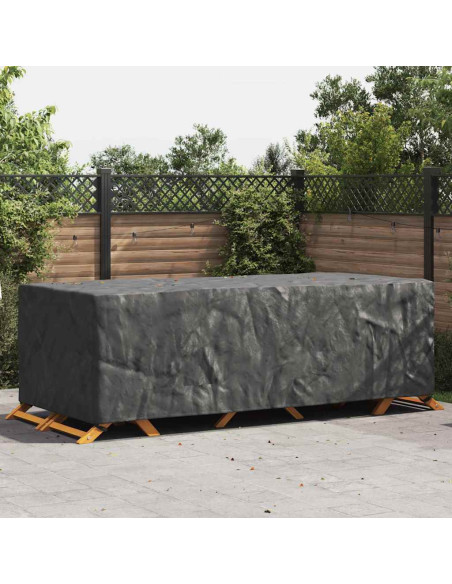 Copertura per mobili da esterno Nero 300 x 140 x 90 cm 600D
