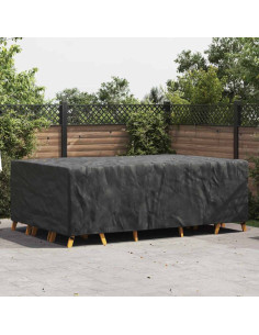 Copertura per mobili Tinta unita Nero 300 x 200 x 90 cm 210D 2