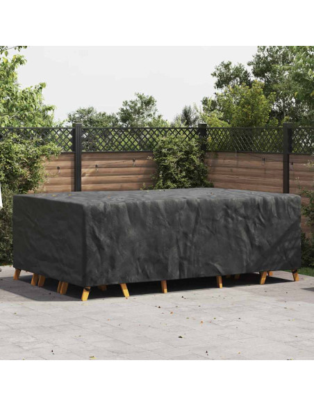 Copertura per mobili da esterno Nero 300 x 200 x 90 cm 420D
