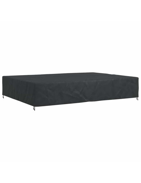 Copertura per mobili da esterno Nero 350 x 260 x 90 cm 600D