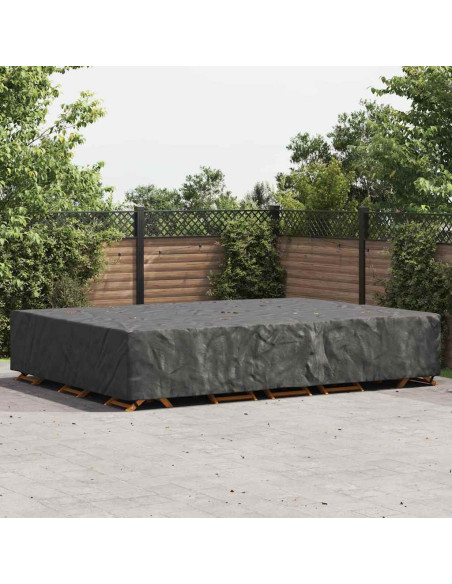Copertura per mobili da esterno Nero 400 x 300 x 70 cm 420D