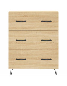Credenza Rovere Sonoma 69,5x34x180 cm in Legno Multistrato 2