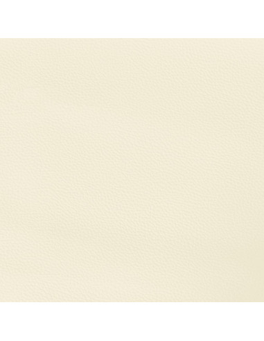 Giroletto con Testiera Crema 160x200 cm in Similpelle