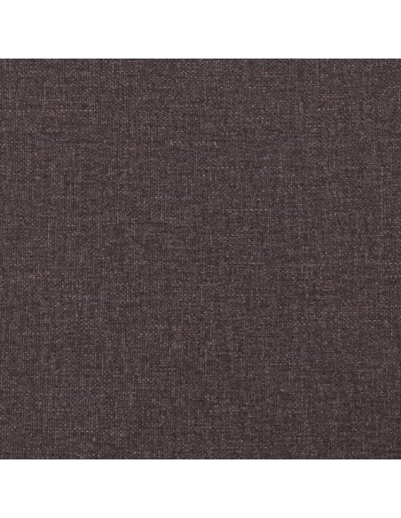 Giroletto a Molle con Materasso Marrone Scuro 180x200cm Tessuto