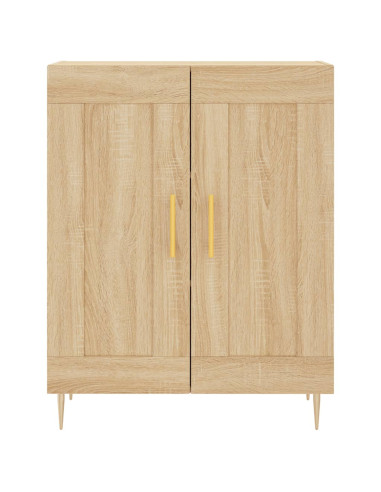 Credenza Rovere Sonoma 69,5x34x180 cm in Legno Multistrato
